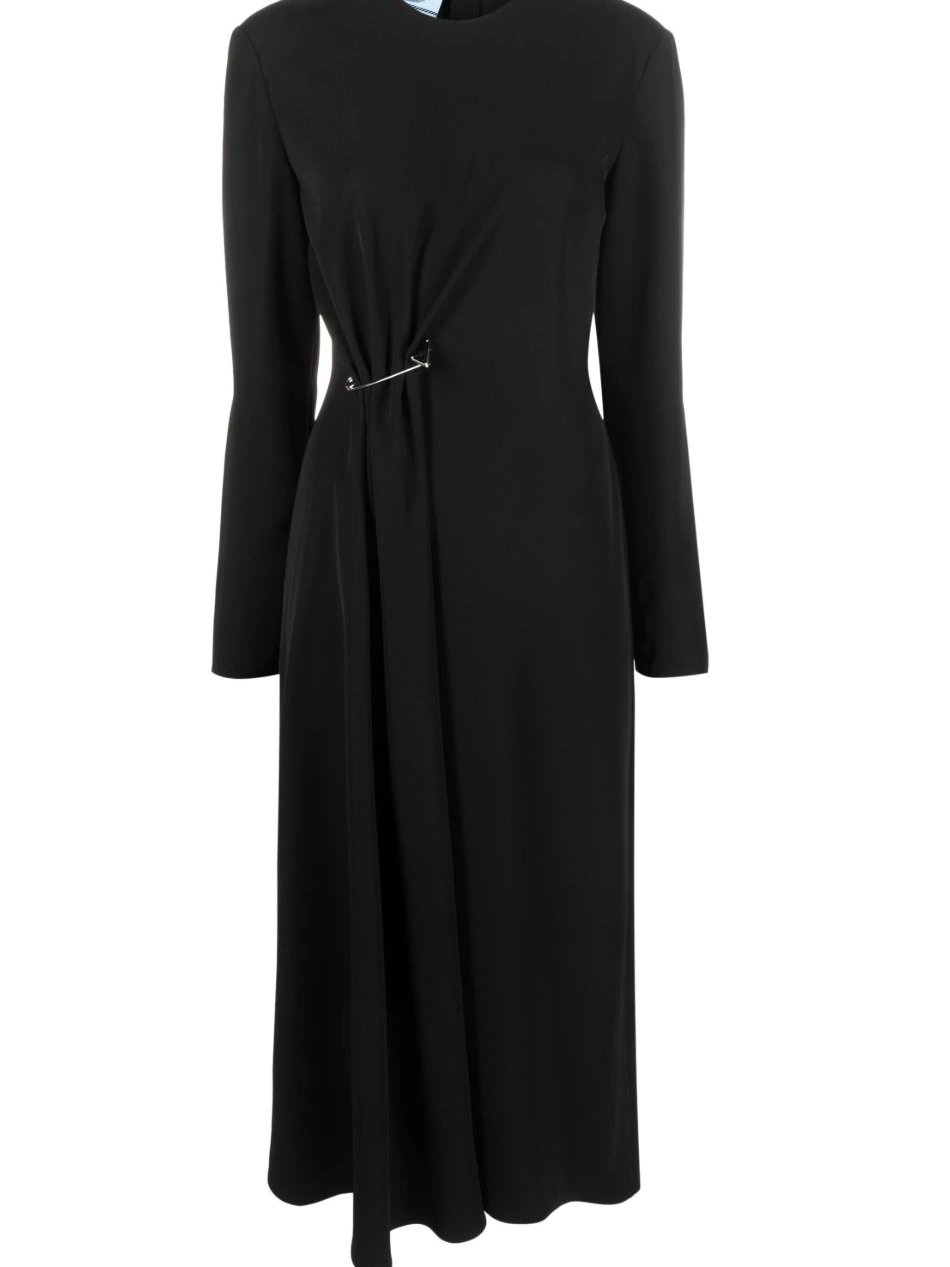 gathered Rabanne dress Women midi 0502